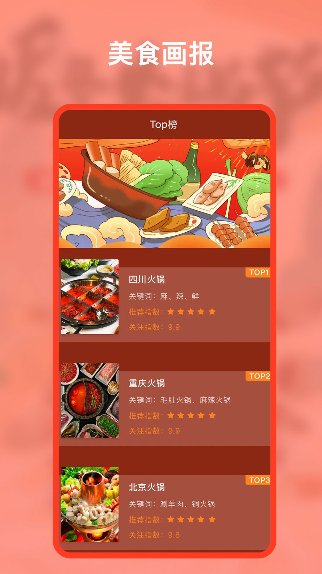 幸福路上火锅食谱app软件图片1