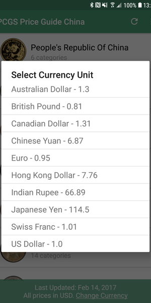 PCGS Chinese Coin Price Guide软件图片1