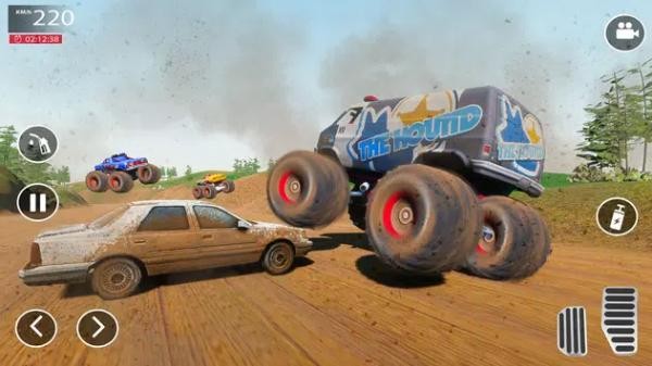 怪物卡车泥泞Monster Truck Mudding Games图0