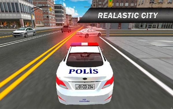 真实警车驾驶模拟器游戏(Real Police Car Driving Simulator)图0