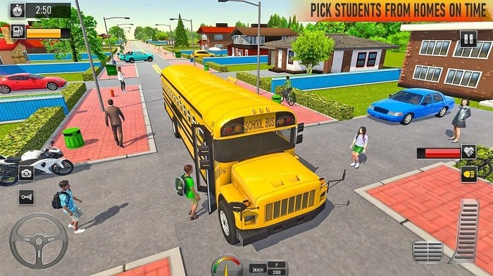 校车驾驶巴士(School Bus Coach Simulator 3D)图2