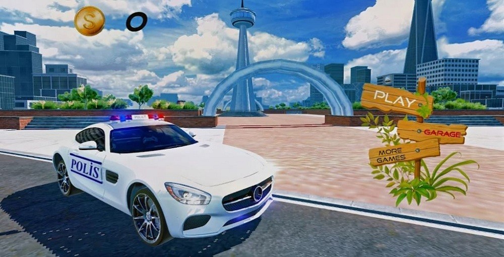 Mercedes Police Car Game 2021(梅赛德斯警车模拟2021)图2