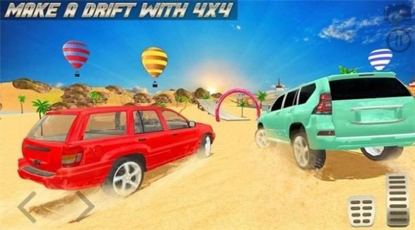 冒险飘移赛车Dubai jeep Drift Desert Race图0