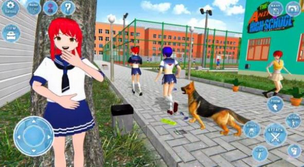 动漫高中女生3D模拟(Anim School Girl Simulator)图2