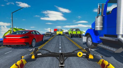 疯狂的交通自行车骑士3D(Endless Cycle Race)图2