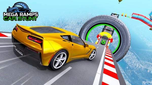 Mega Ramp Car Stunts Racing 3D: Free Car Games图1