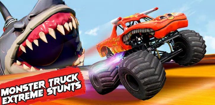 怪物卡车汽车特技(Monster Truck Stunt)图1