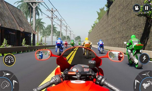 自行车赛车摩托骑士(Bike Racing Moto Rider Game)图0