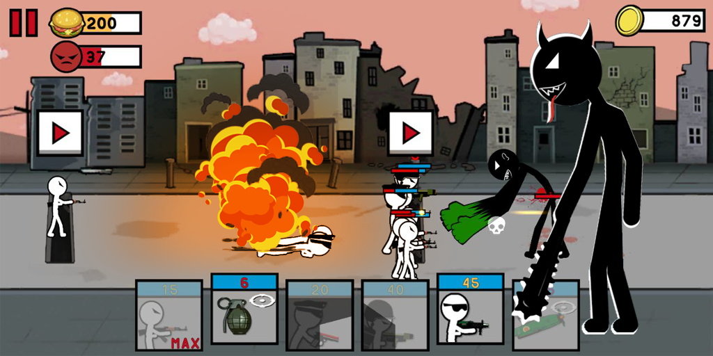 火柴人世界战争模拟器(Stickman Army)图1