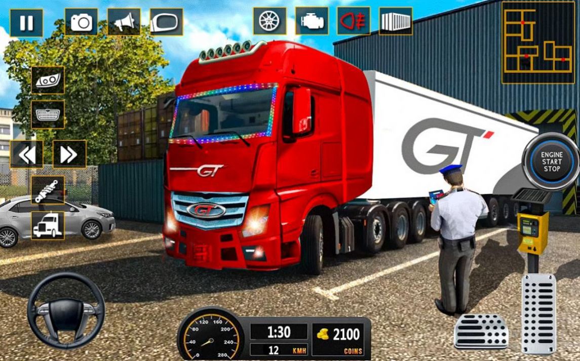 卡车驾驶停车模拟3D(Truck parking game)图2