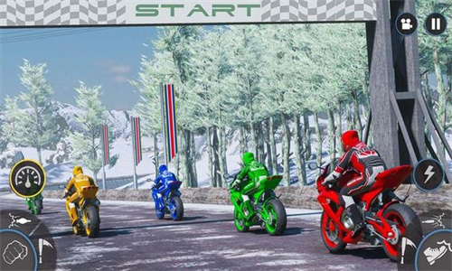 自行车赛车摩托骑士(Bike Racing Moto Rider Game)图2