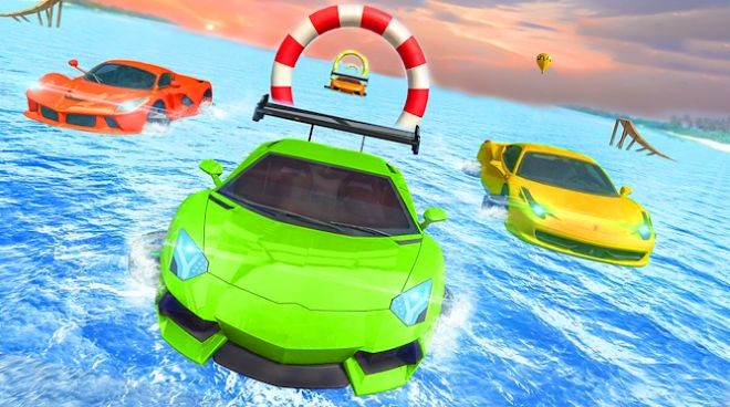 真正的水冲浪车模拟器(Real Water Surfer Car Simulator 3D)图2