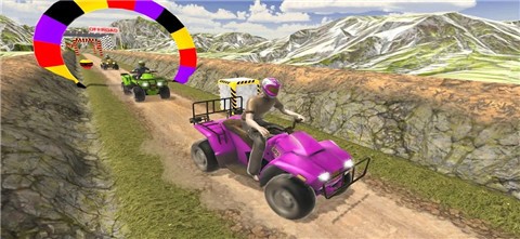 山地四轮摩托车赛Mountain Quad Bike Racing图0