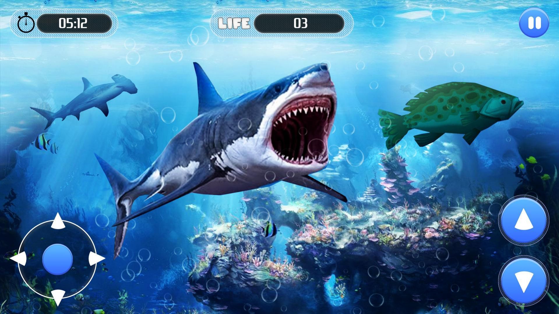 大白鲨生存模拟器(White Shark Attack Mission 3D)图2