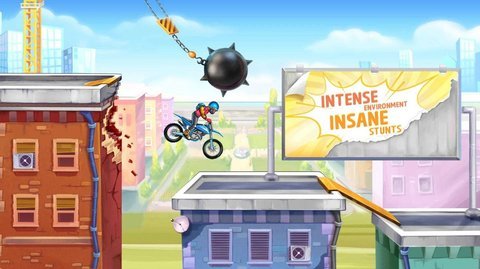 摩托车比赛激烈特技(Bike Race: Bike Stunt Games)图2