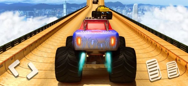 怪物大脚车特技Monster TruckStunt Car Game图2