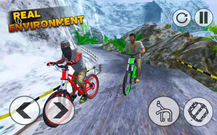 越野山地自行车骑士(Cycle Game: Cycle Racing Games)图0