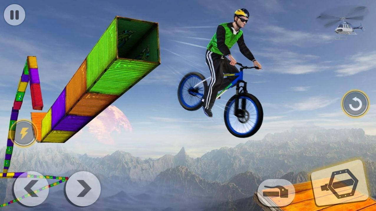 疯狂自行车特技赛3D(Reckless Bike Rider Stunt)图2