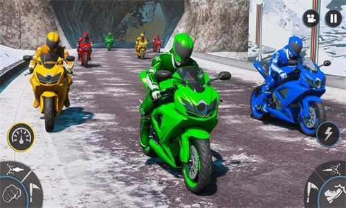 自行车赛车摩托骑士(Bike Racing Moto Rider Game)图1