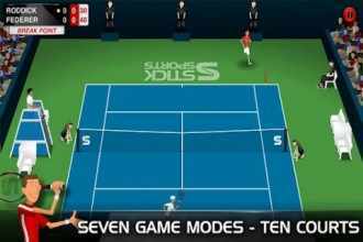 Stick Tennis(网球争霸战最新版)图0