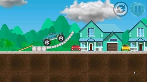 Monster Truck Jump(怪物卡车跳跃加速赛)图0