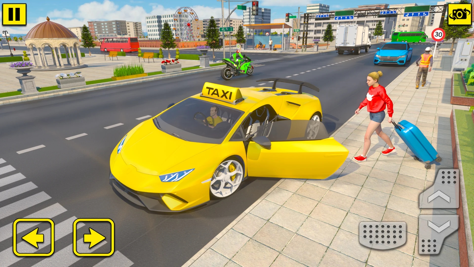 城市模拟出租车(City Taxi Simulator Taxi games)图1