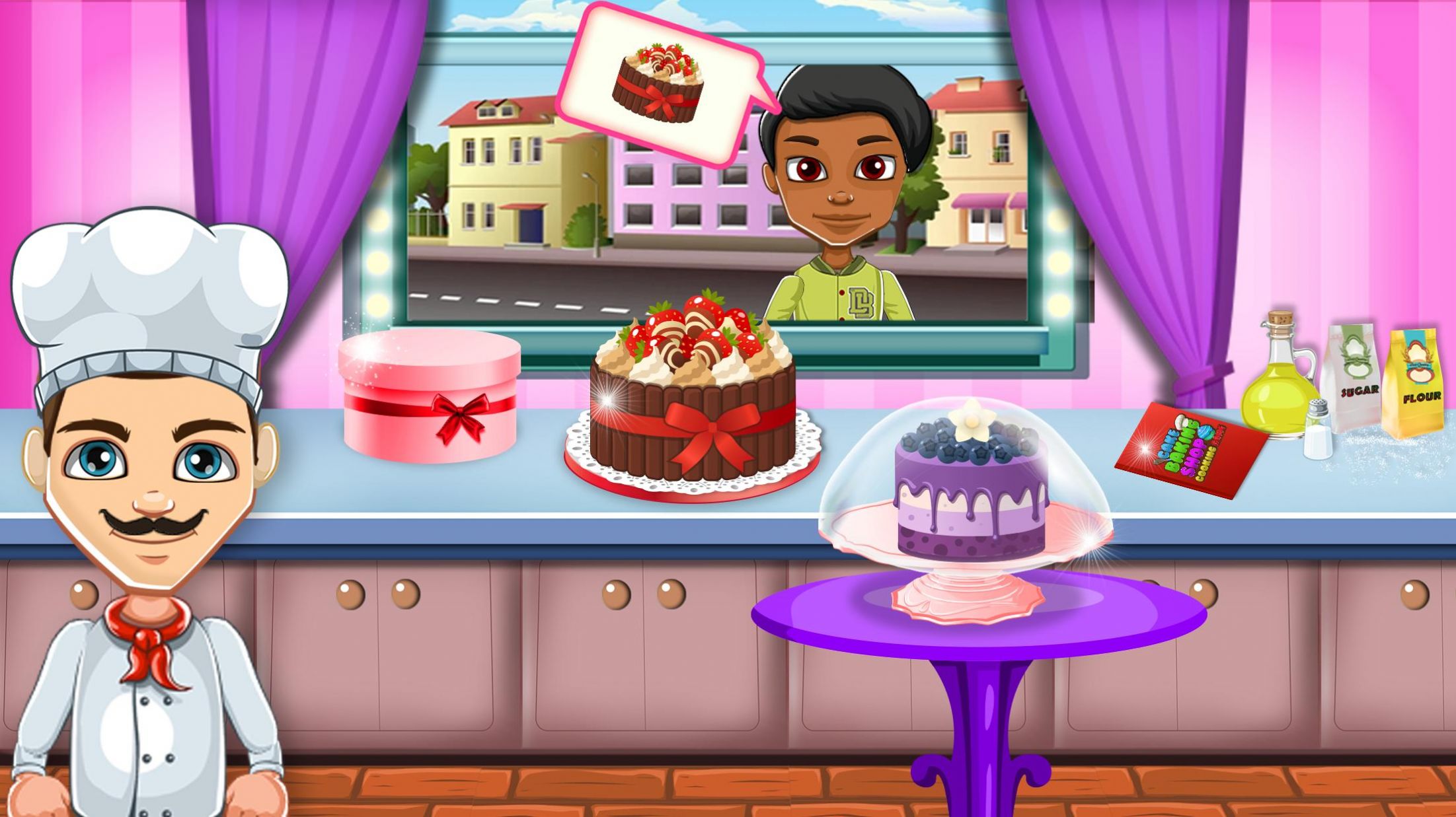 女孩蛋糕烘焙店(Cake Baking Games for Girls)图3