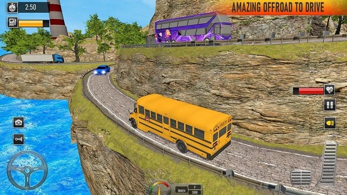 校车驾驶巴士(School Bus Coach Simulator 3D)图0