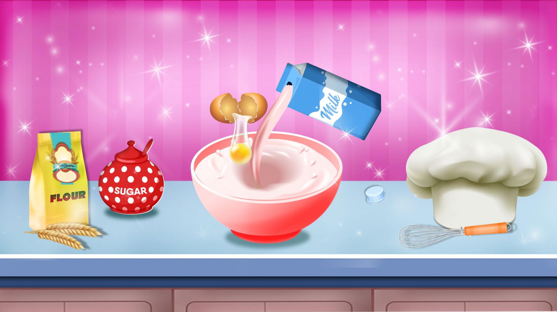 女孩蛋糕烘焙店(Cake Baking Games for Girls)图0