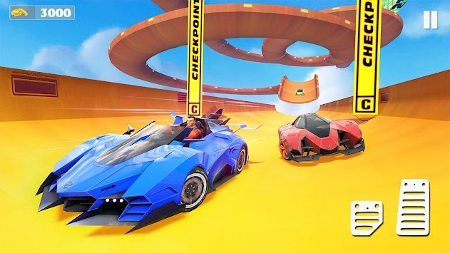 特技汽车竞赛汽车跳跃(Stunt Car Race)图2