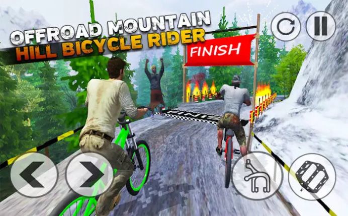 越野山地自行车骑士(Cycle Game: Cycle Racing Games)图1