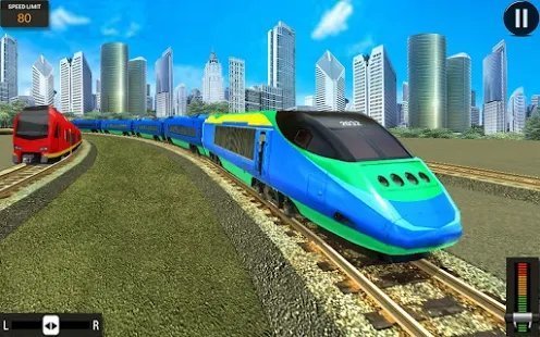 Modern Train Driving Simulator: City Train Games图1