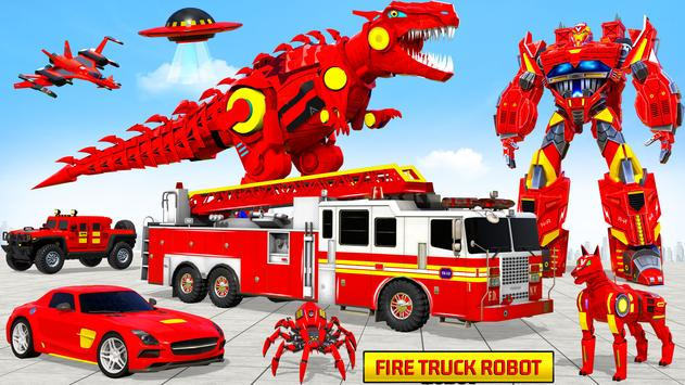 消防车机器人汽车(Fire Truck Robot Car Game)图1