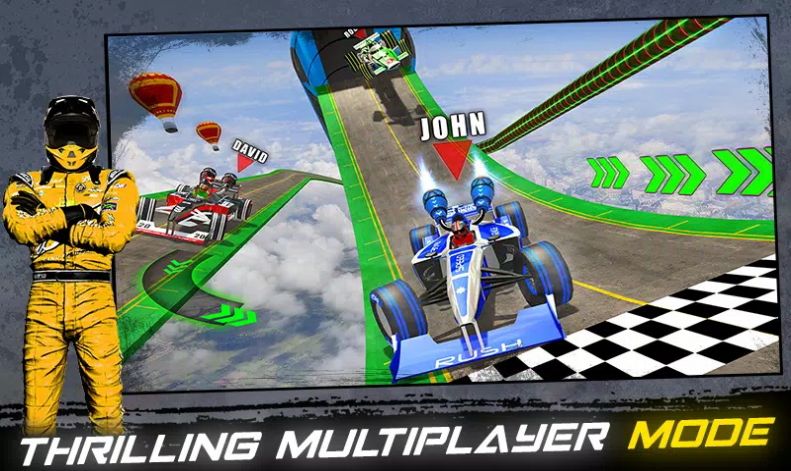 超级英雄汽车大赛(Impossible Formula Jet Car Racing Stunts)图1