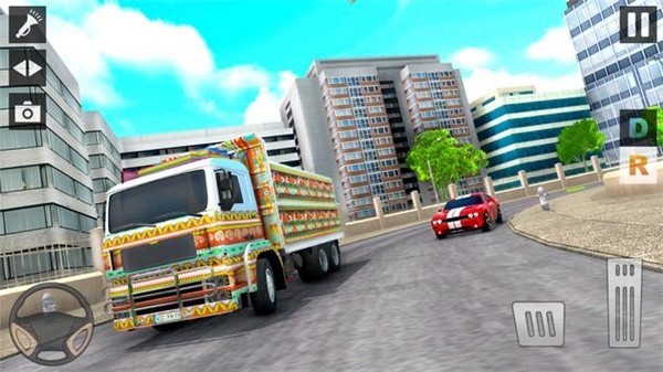 Euro Truck Driving Simulator(城市运输卡车停车场)图0