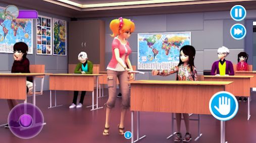 AnimeHighSchoolGirlTeacherSimulator3dGames图0