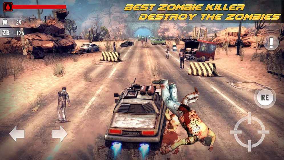 死亡公路僵尸赛车Highway Zombie Fire  Alive图1