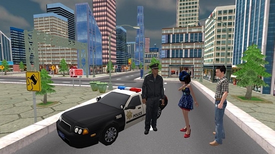 警车驾驶模拟器Police Car Simulator Cop Chase图0