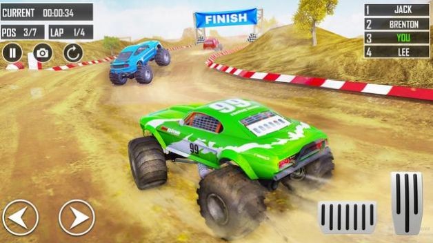 越野疯狂怪物卡车Off Road Monster Truck Racing图2