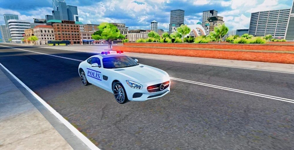 Mercedes Police Car Game 2021(梅赛德斯警车模拟2021)图0