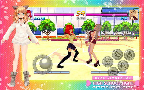 High SchoolGirlRealBattleSimulatorFightLife超变态模拟器图3