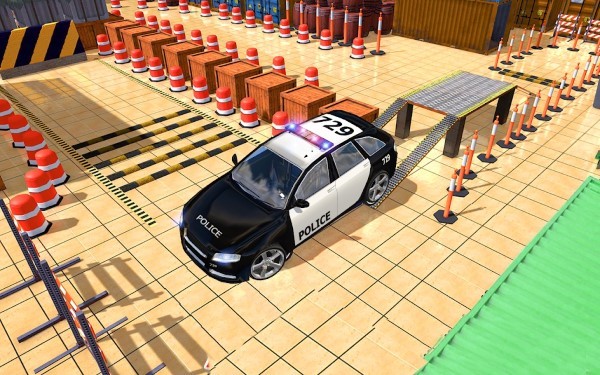 现代警车停车场(Police Car Parking)图0