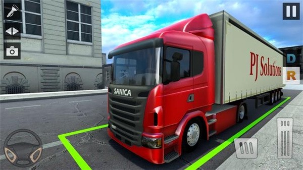 Euro Truck Driving Simulator(城市运输卡车停车场)图1