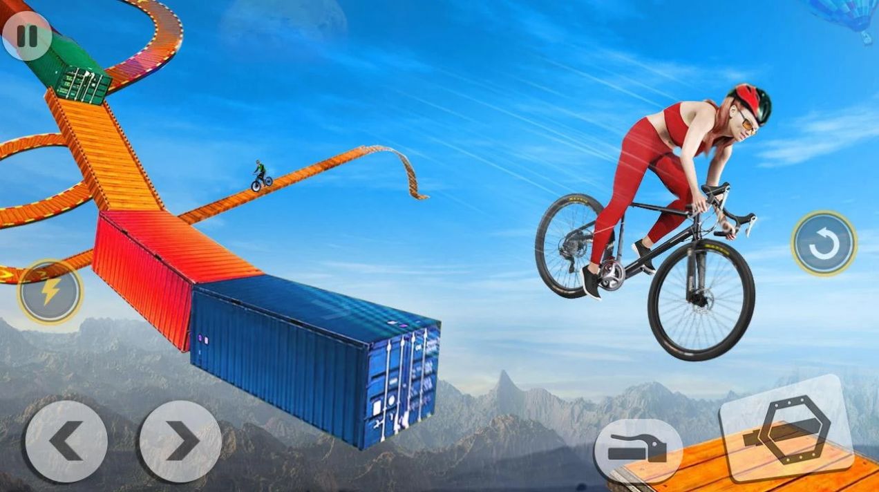 疯狂自行车特技赛3D(Reckless Bike Rider Stunt)图1