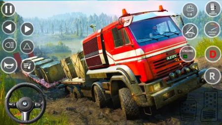 越野泥浆驾驶卡车(Offroad Mud Driving Truck Games)图3