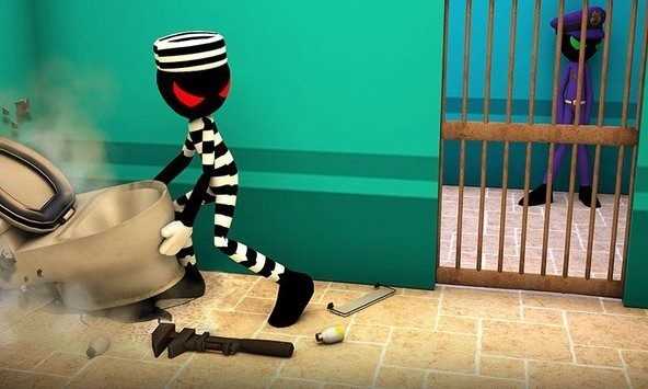 火柴人越狱3d(Stickman Escape Story 3D)图0