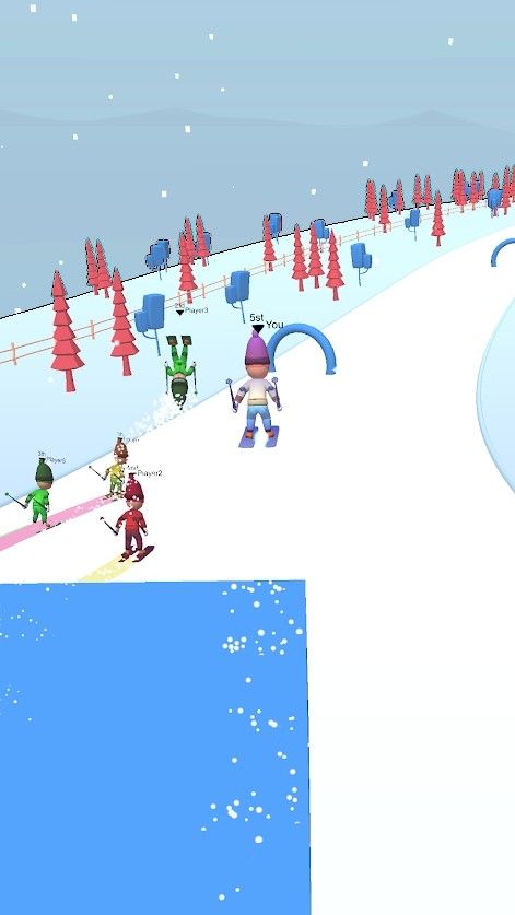 滑雪山3dSkier hill 3d图0