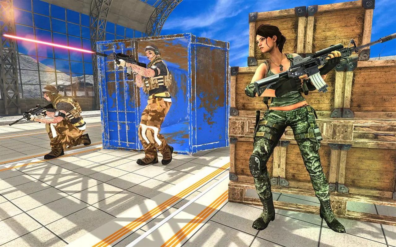 突击战争模拟器Anti-Terrorism Commando Shooter Fps Shooter图2