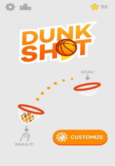 Dunk Shot(投篮射击手游)图1