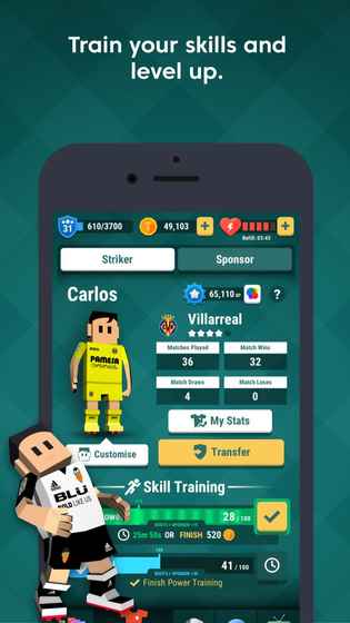 Tiny Striker LaLiga(迷你西甲前锋游戏)图4